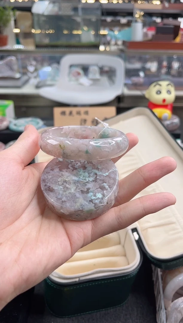 未镶嵌手镯石英质玉瑾圈口(赠品镯心)