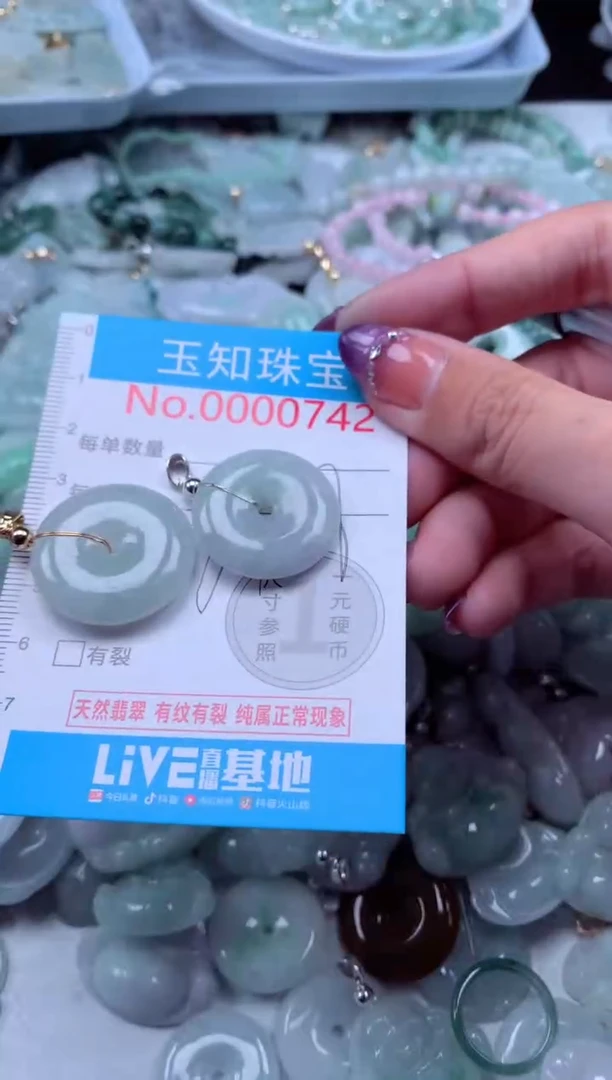 翡翠未镶嵌吊坠(不含链)742