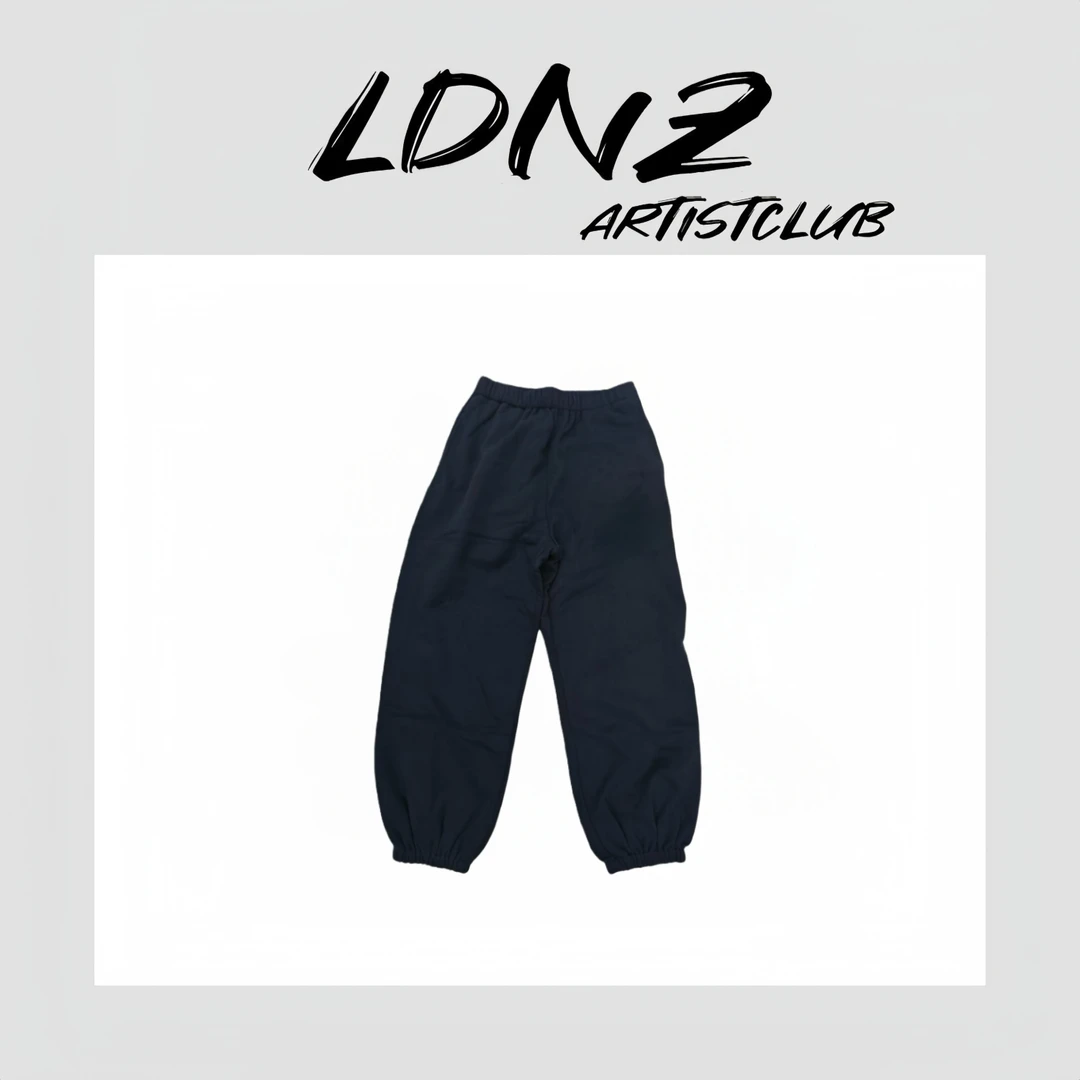 LDNZ   ｜复古字母印花束脚卫裤 DK174
