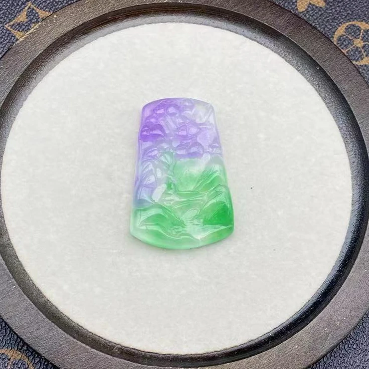 A342 绿加紫山水牌 (多样性发其一)