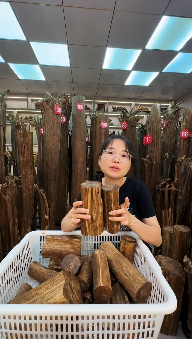 沉香碎屑沉香原料摆件工艺品一百以上带底座沉香