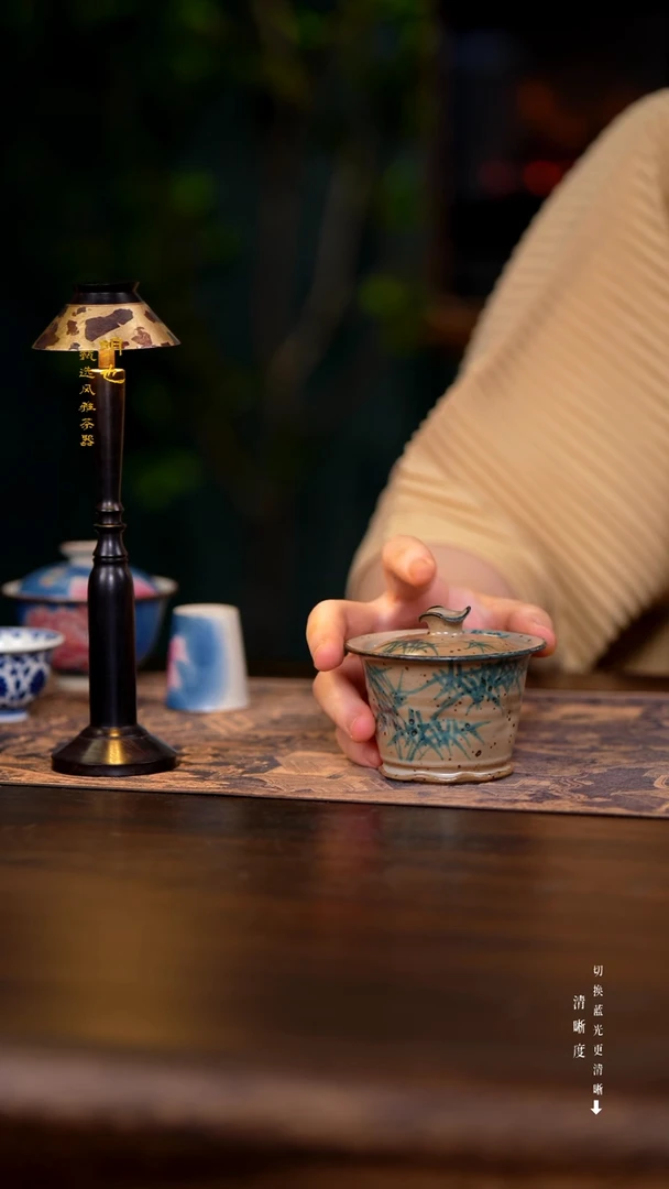 1明也茶器/ 盖碗一个