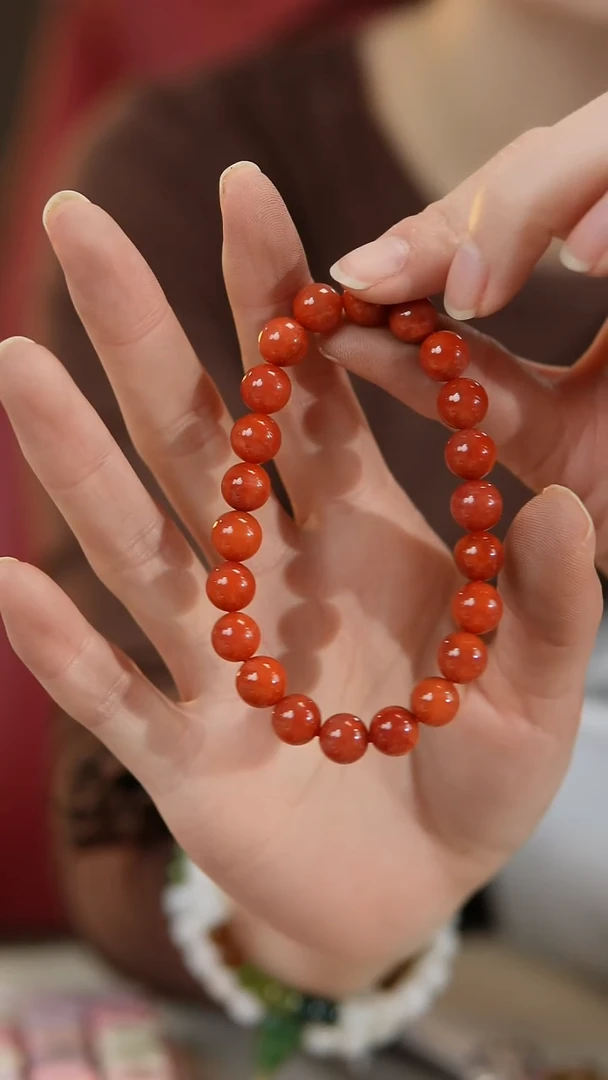 未镶嵌手链南红玛瑙南红单圈