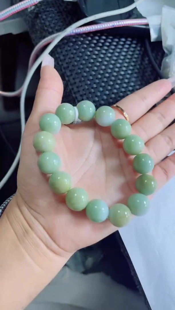 未镶嵌定制翡翠珠串13.1