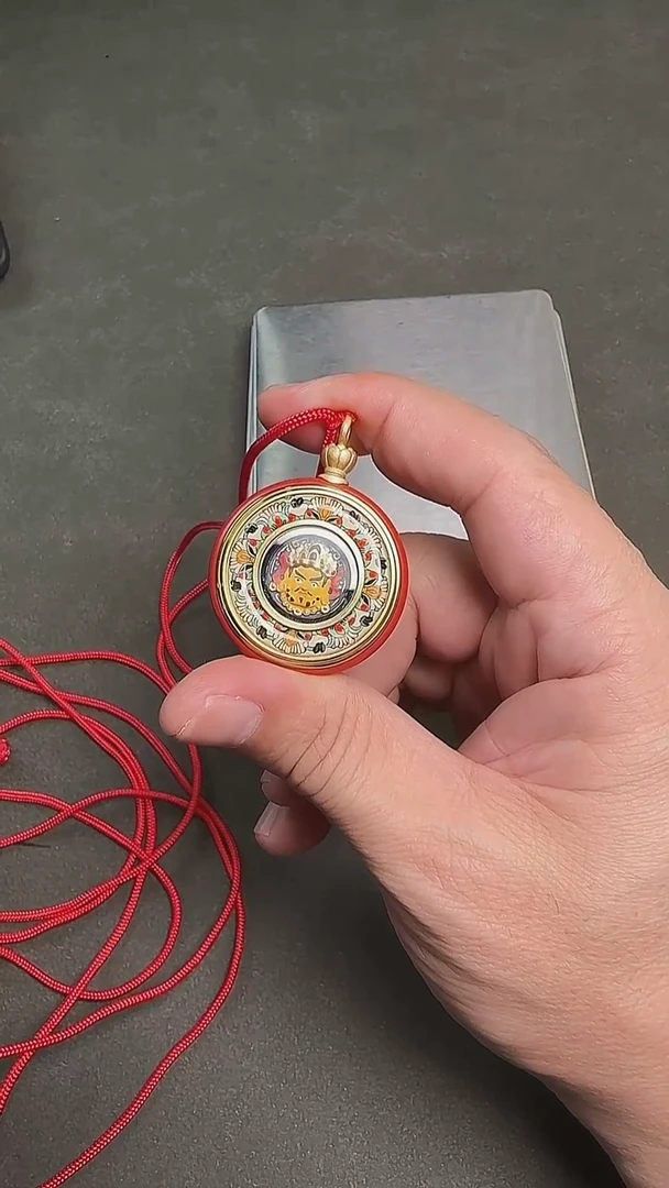 手串/手链小叶紫檀599007-砂砂彩绘黄财神