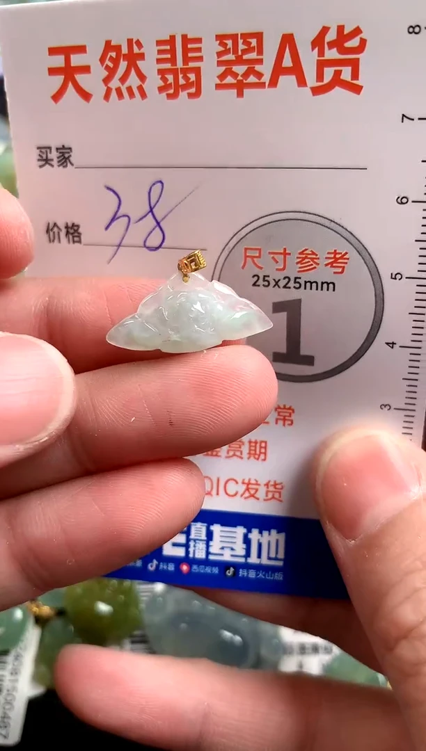 【闪购商品】翡翠颈饰18K金镶嵌14005529