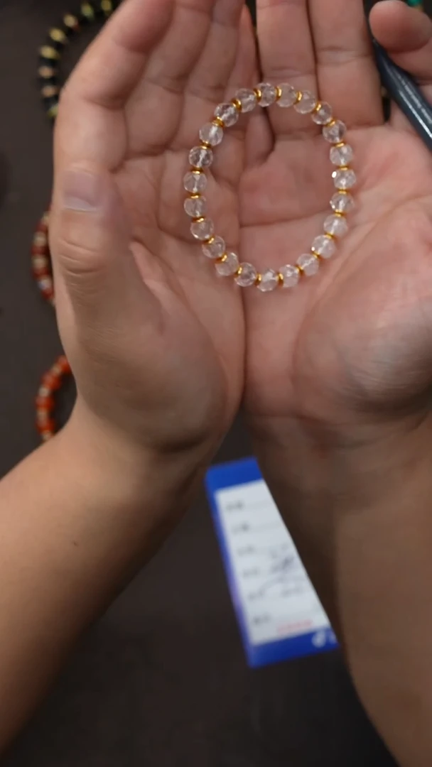 未镶嵌手串水晶小**间水晶手串