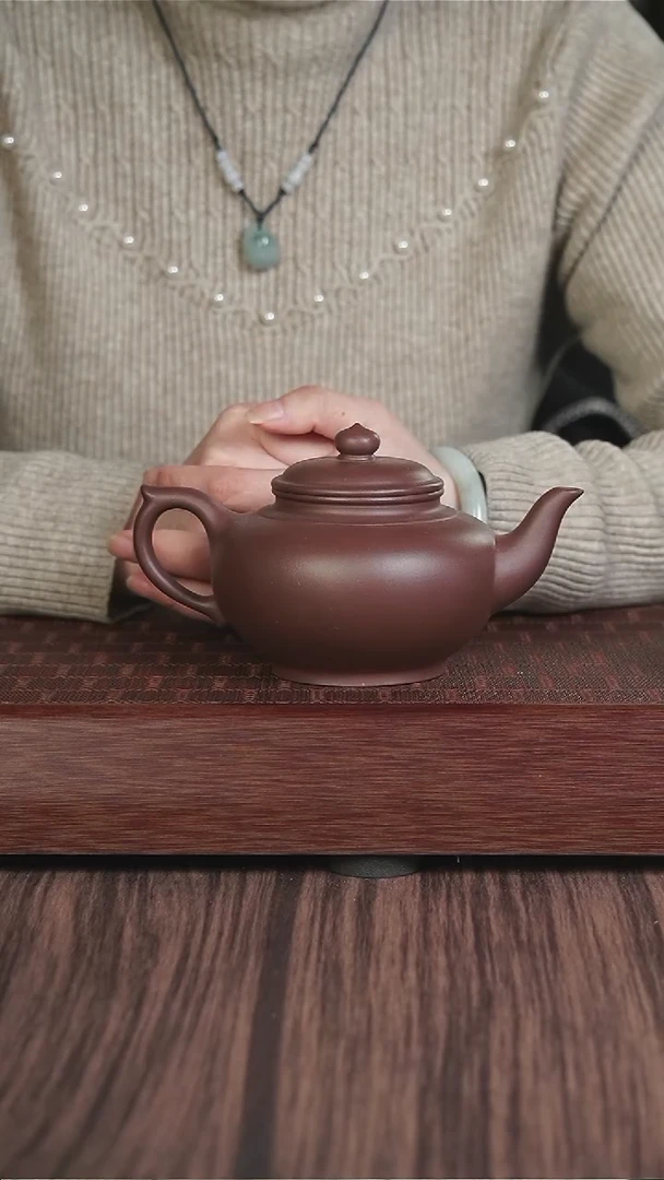 【闪购商品】紫砂茶壶老紫泥 笑樱