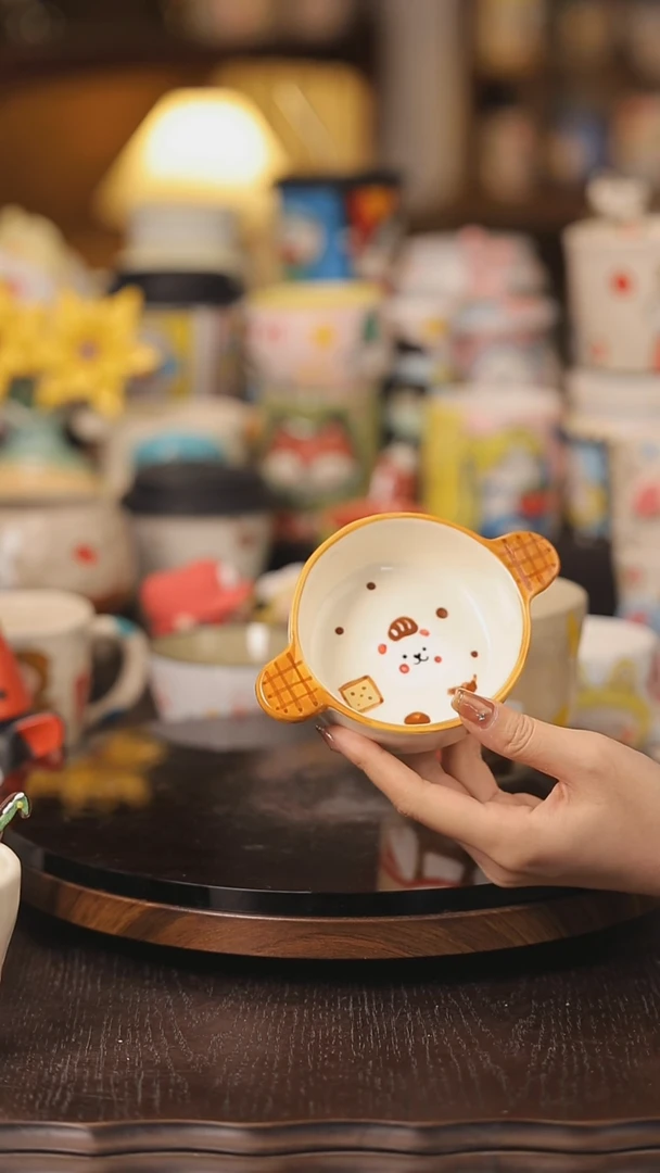 摆件景德镇釉下彩绘设计师款式陶瓷