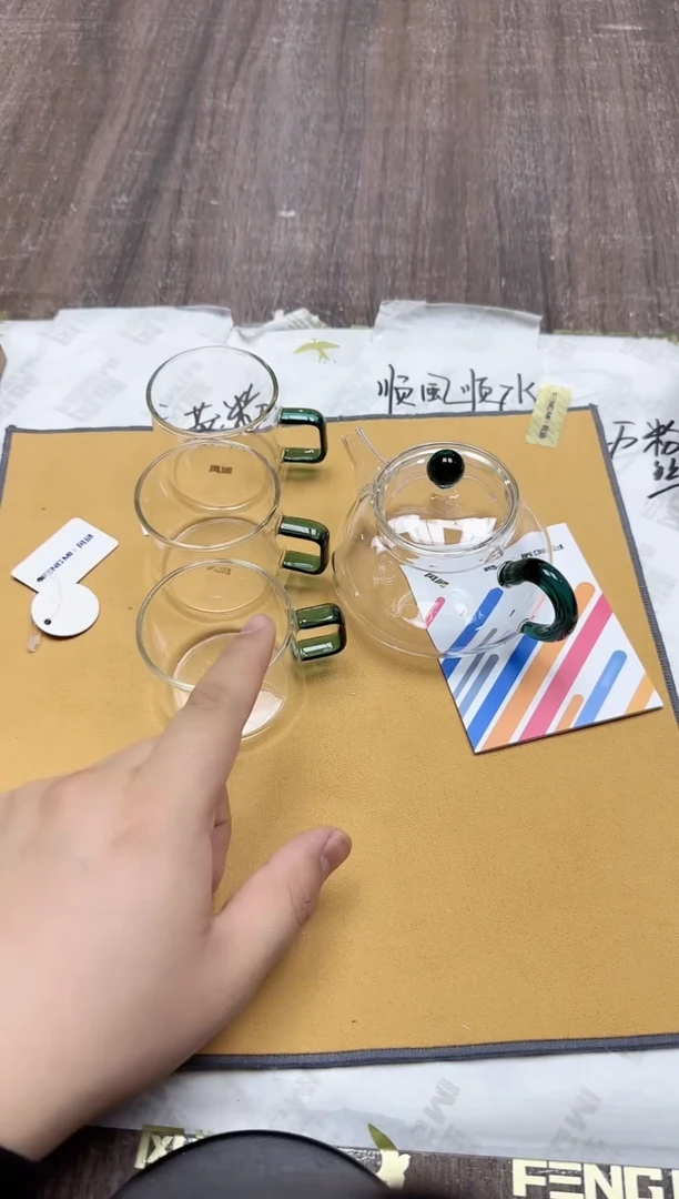 【闪购商品】其他风谜喜乐壶墨绿色+臻悦杯墨绿色