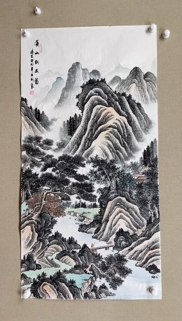 国画138*68 王利王利王利王利王利