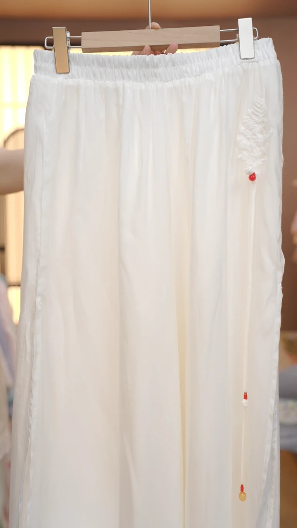 2025新中式设计日常舒适精品高品质裤子夏上新FB25041423