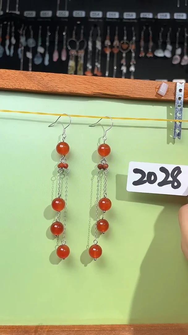 紫晶耳饰银S925镶嵌 喜欢拍