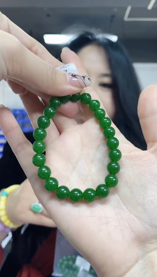 【闪购商品】和田玉手串未镶嵌多样性发其一颜色微差