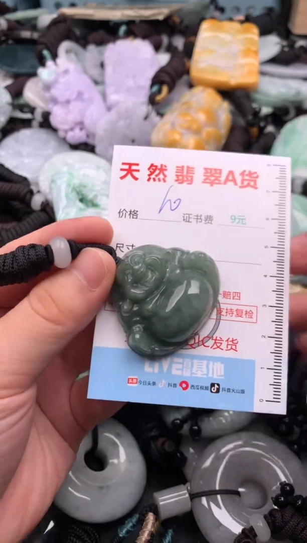 翡翠未镶嵌吊坠(不含链)1