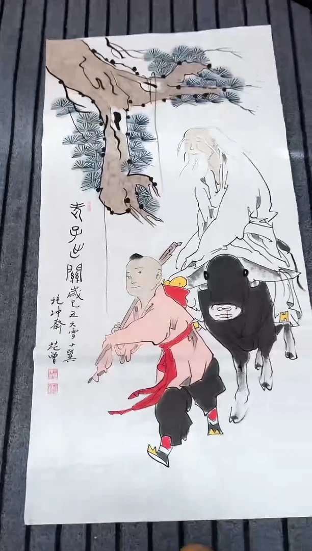 精品国画人物作品