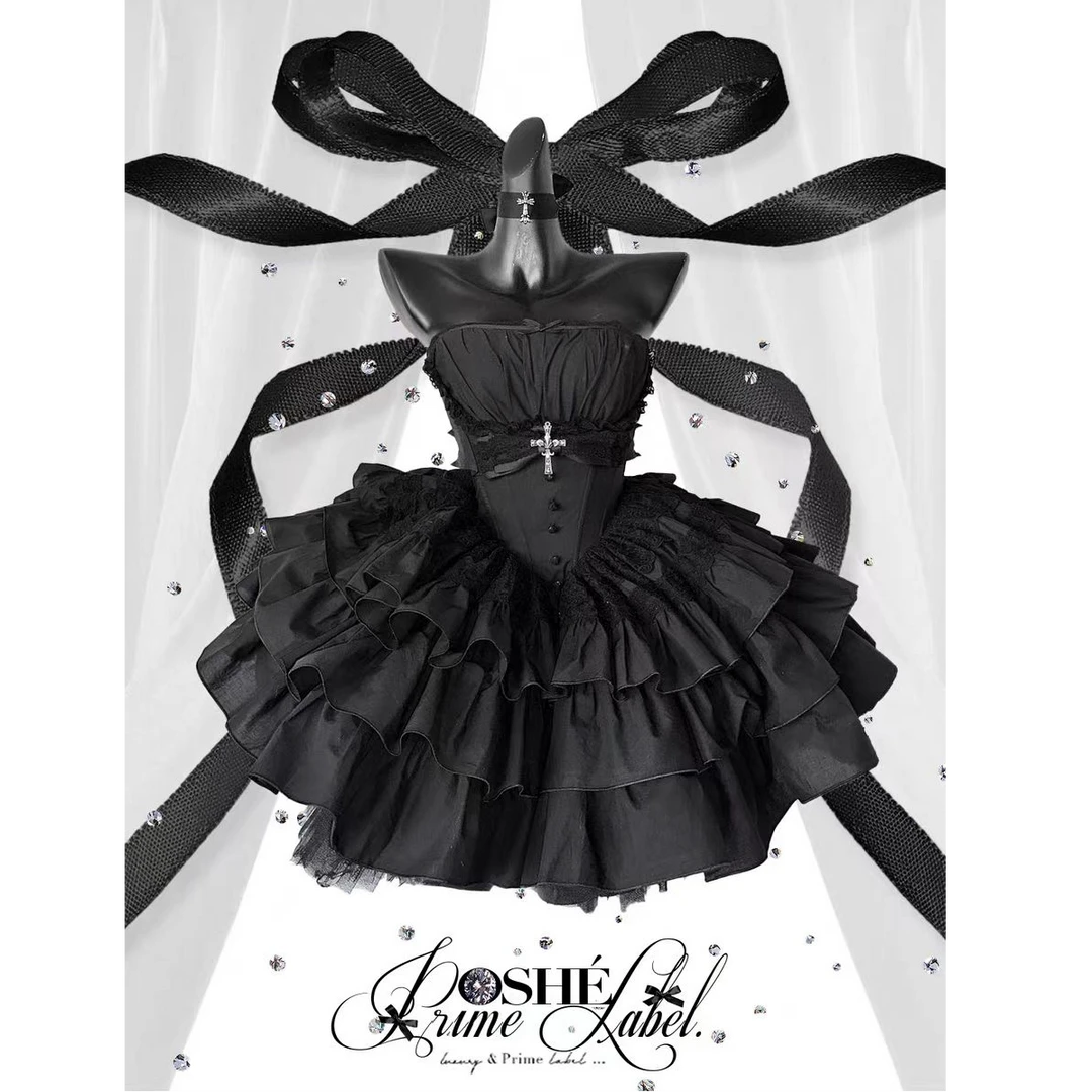 初灵高定如心POSHEPOSE小偶像系列黑色小偶像哥特之灵