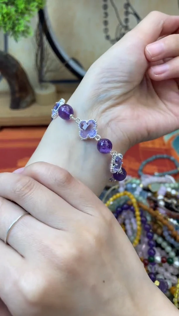 【闪购商品】紫晶手链未镶嵌130手串