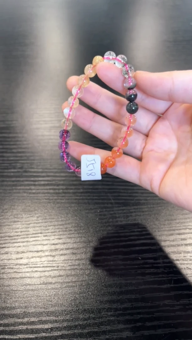 水晶手链未镶嵌J518 多样性发货 只发其一  7-7.5m左右