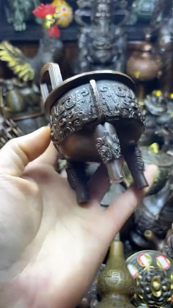 闪购链接，点击下单，有运费险，铜摆件