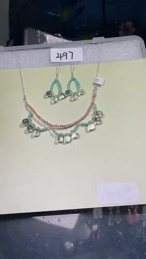 颈饰未镶嵌水晶喜欢拍