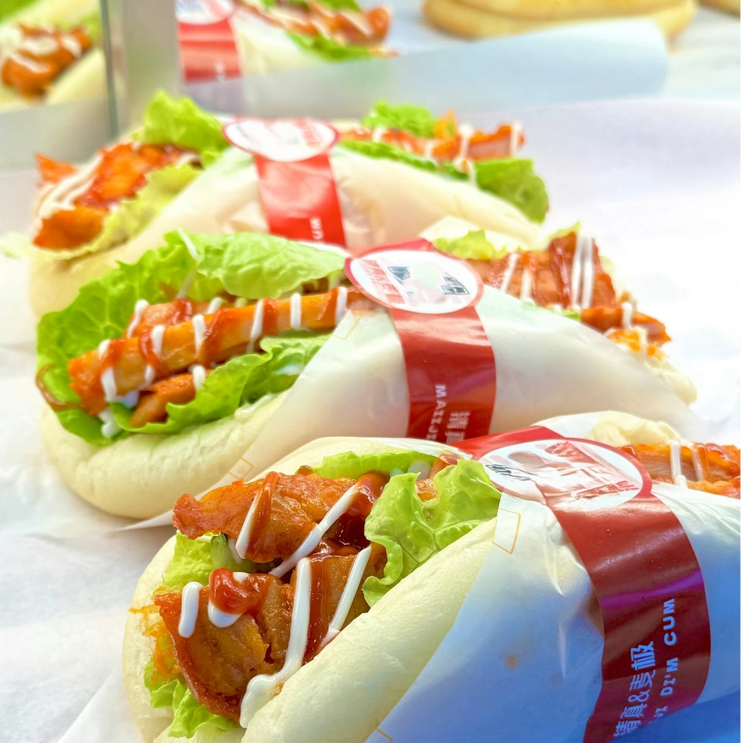 【顺丰冷链满69包邮】清真麦极鸡排三明治面包