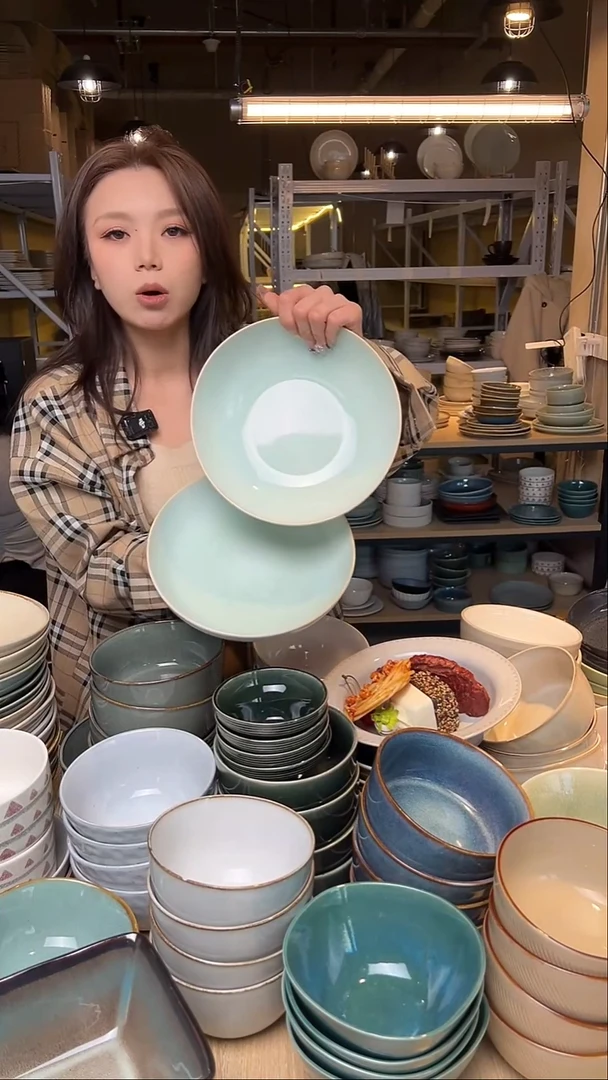 瓷7【瑕疵】外贸尾货窑变釉下彩