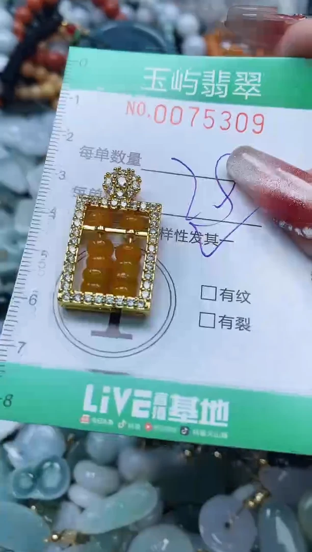 【闪购商品】翡翠颈饰未镶嵌闪购0075309多样性发其一