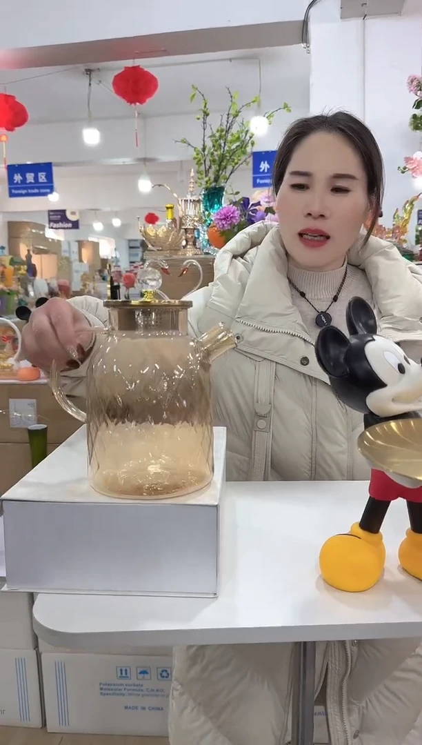 【闪购商品】无铅玻璃美全花器-m-早34