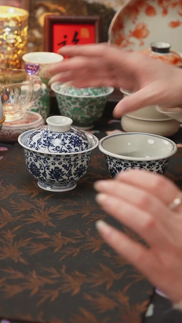 杯景德镇陶瓷杯碗柴烧多人