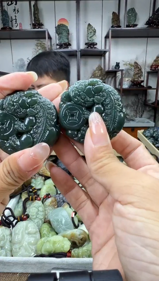 和田玉未镶嵌把件多样性发货 拍一发一