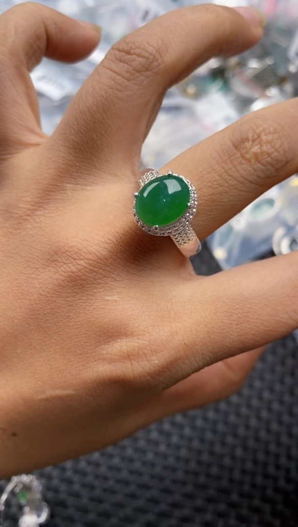 未镶嵌戒指翡翠13-4