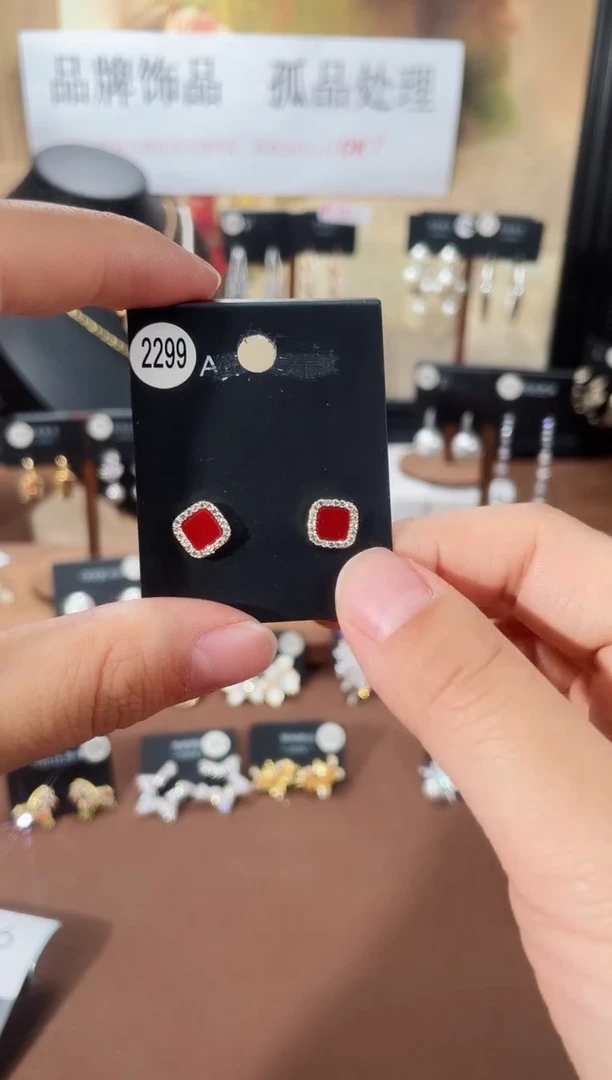 合金925银锆石豆2299