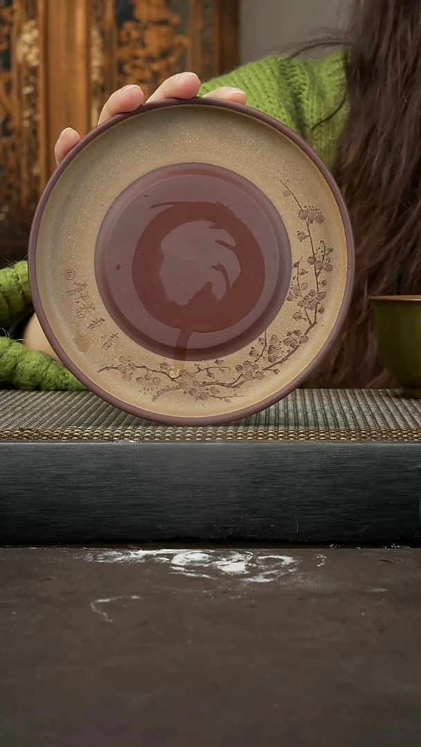 【闪购商品】紫砂茶壶紫泥 壶承025