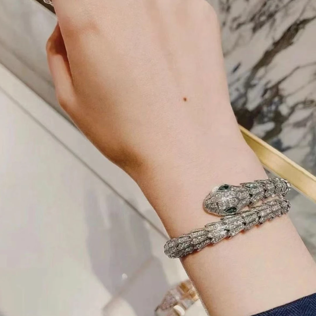 《梦源》围巾 蛇王围巾气质 时尚百搭个性满钻围巾手工女士