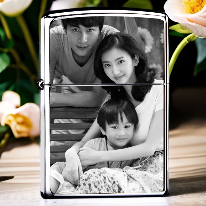 【老李鉴定】zippo打火机照片定制动漫照片冰面DYJ1