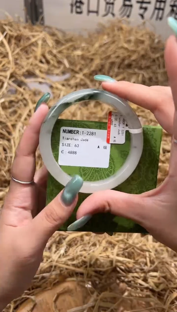 未镶嵌手镯石英质玉T2281LV