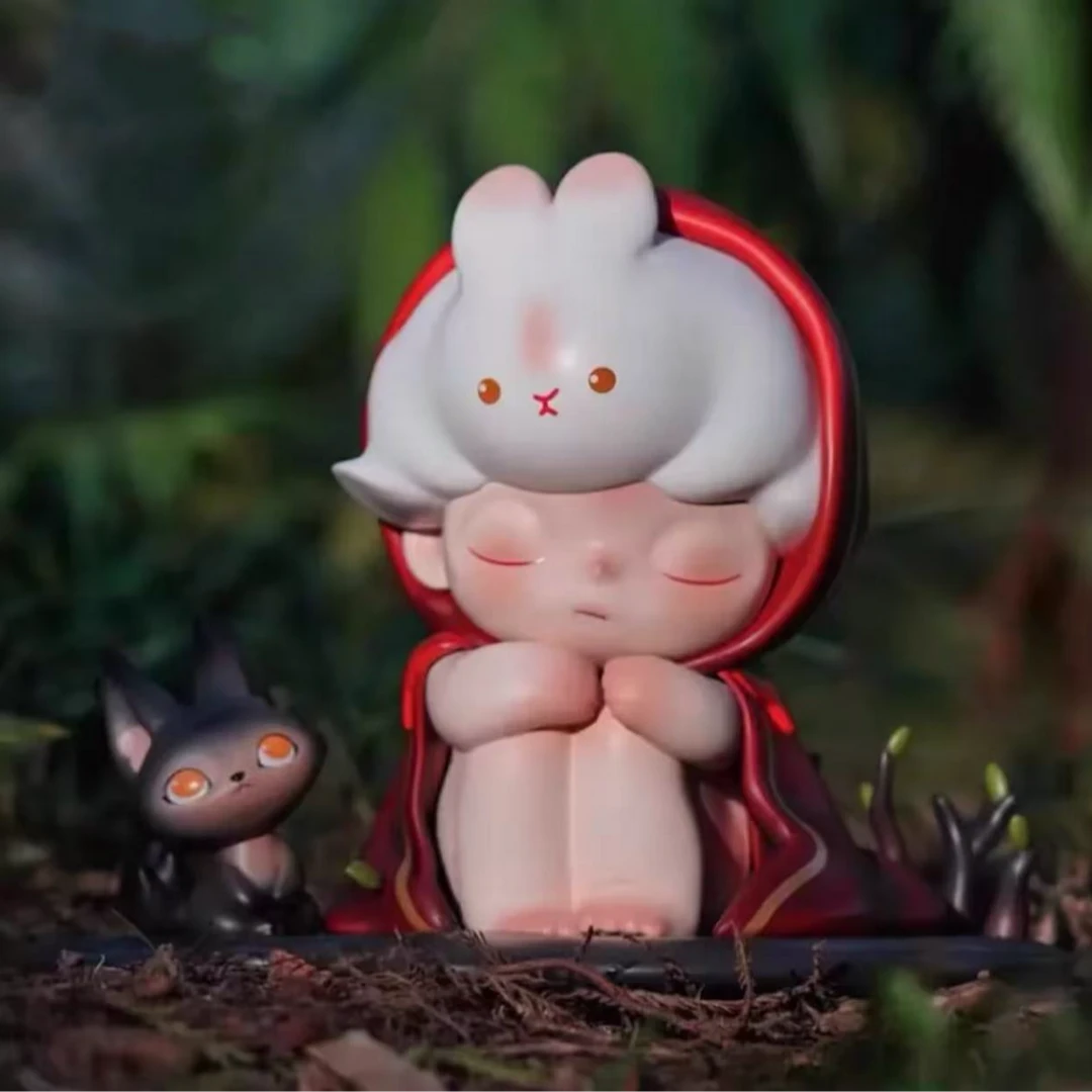 P06 大红帽小灰狼-家居摆件-手办