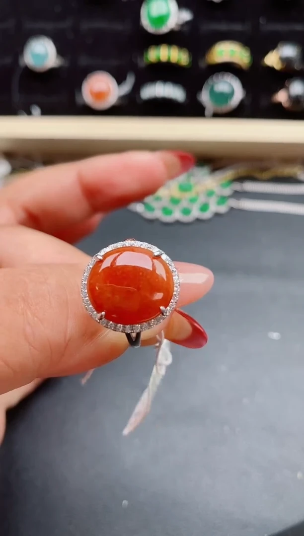 【闪购商品】翡翠戒指银S925镶嵌321321