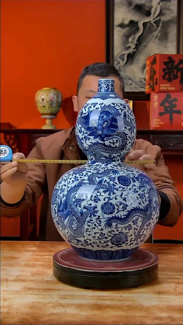 【闪购商品】摆件景德镇高端陶瓷摆件瓶1