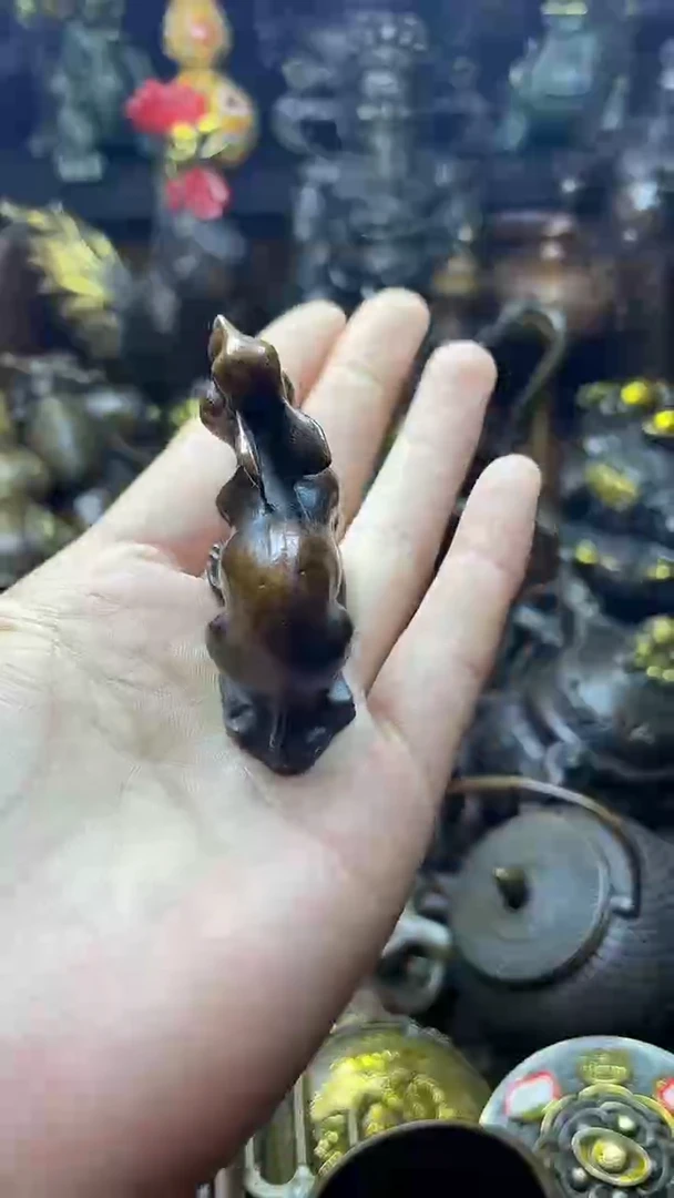 闪购链接，点击下单，有运费险，铜摆件