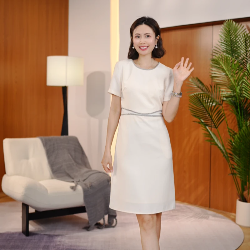 【南油畅姐】夏季超显瘦连衣裙女装气质时尚百搭高品质夏季裙子
