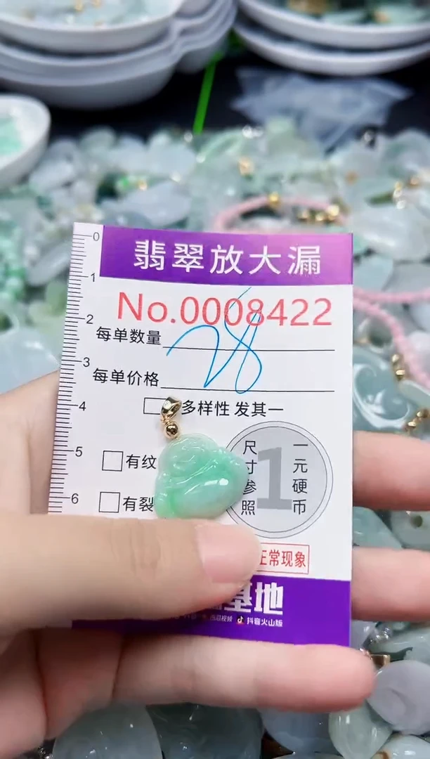 颈饰未镶嵌翡翠8422