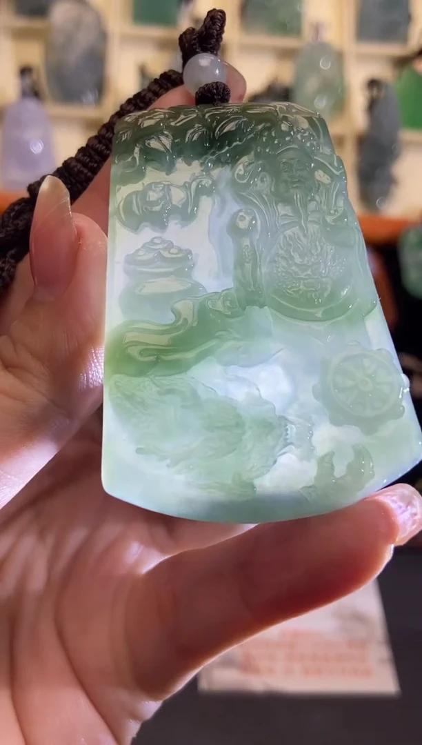 颈饰未镶嵌翡翠缅甸天然翡翠