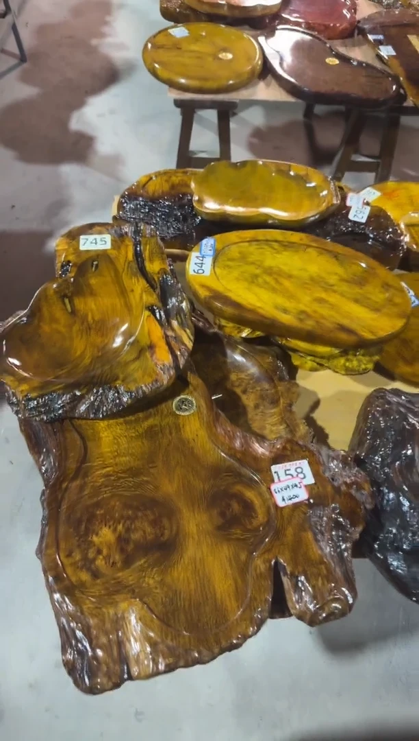 金丝楠黄金樟茶盘