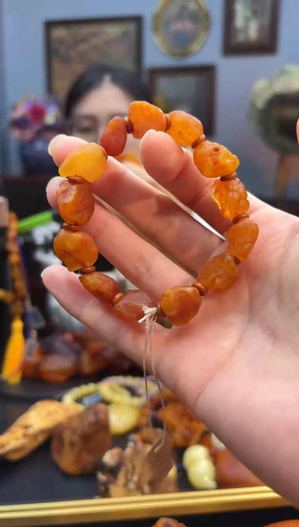 手串琥珀未镶嵌手串