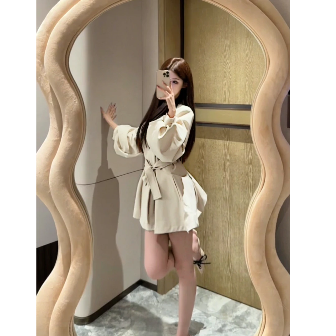 YIYI SOLO【梧桐秋语】短款风衣HQ058