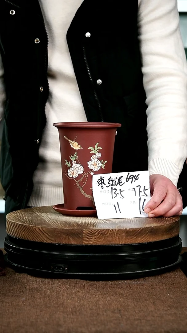 【闪购商品】紫砂花盆694+z宜兴紫砂花盆