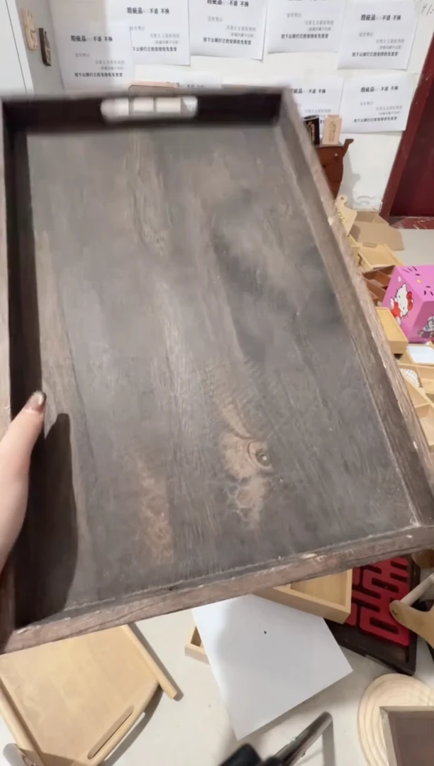 桐木大托盘微瑕拍下不退不换无售后