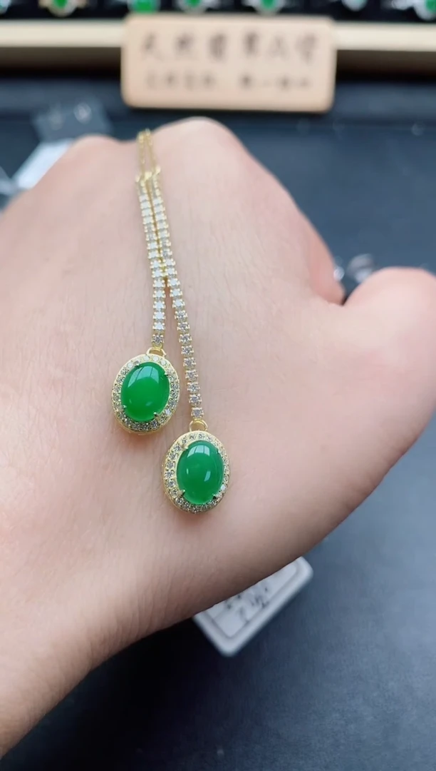 银S925镶嵌戒指翡翠212121